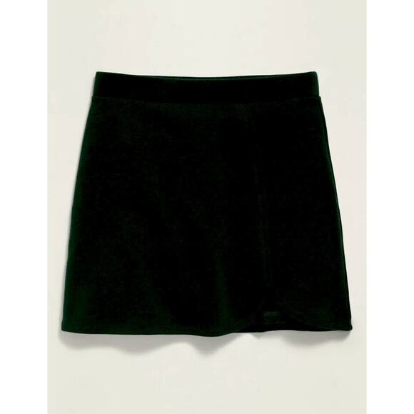 Old Navy Other - Old Navy Uniform Black Ponte Knit Faux Wrap Skirt Girls Skort Size L 10-12 Plus